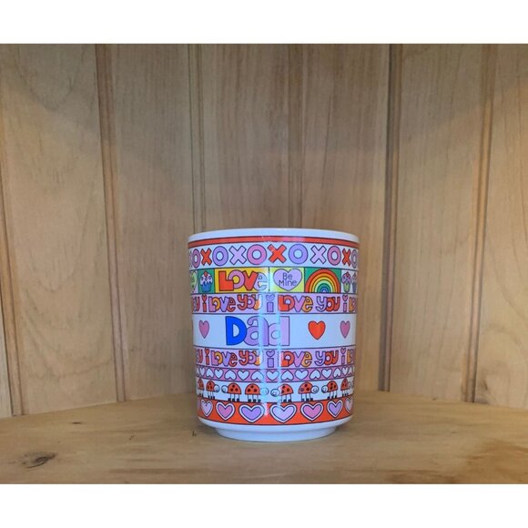 Vintage I Love Dad Coffee Mug Chris Davenport Love N Stuff - Picture 5 of 6